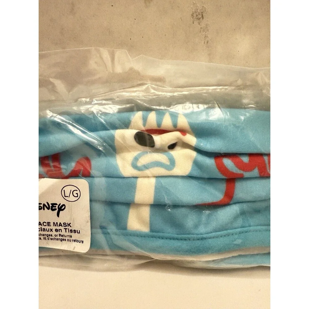 Disney Parks Store Cloth Face Mask Forky Toy Story Pixar Adult Large New NIP
